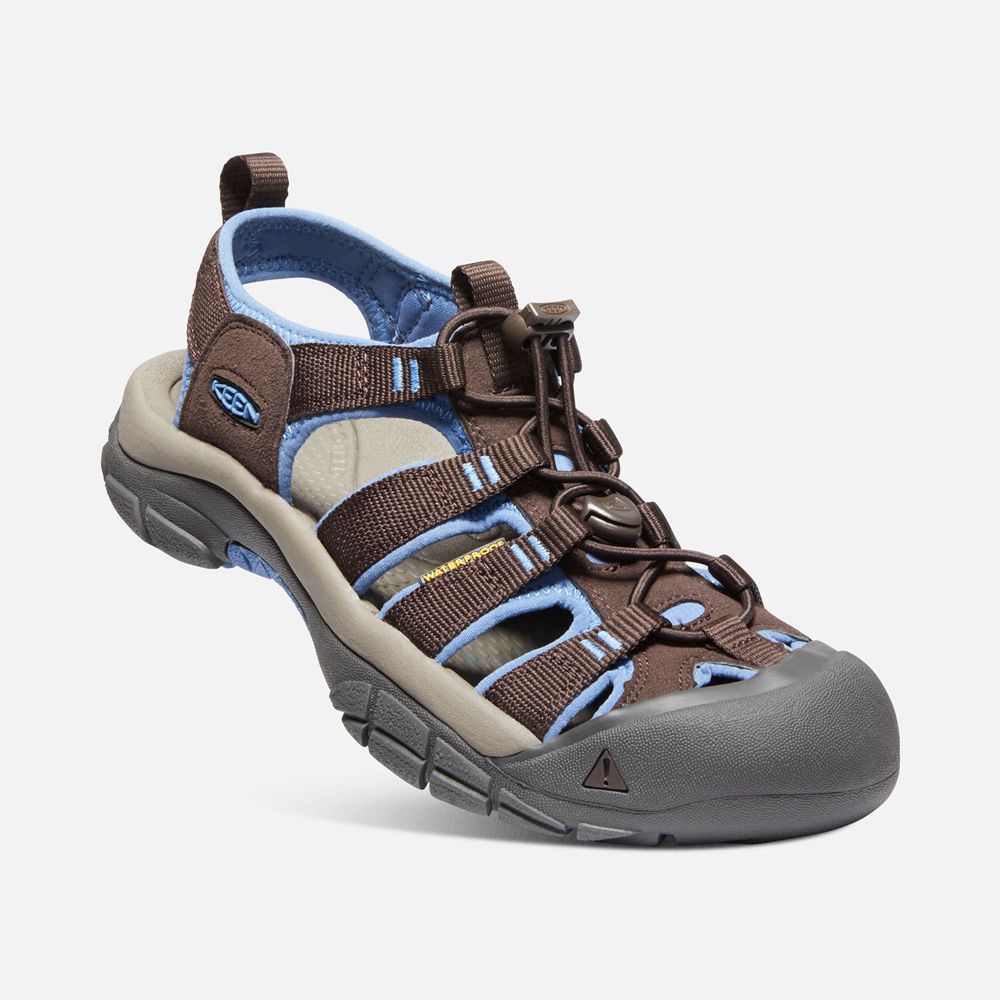 Keen Sandaal Dames Bruin/Blauw - Newport H2 - 30642-VAQC